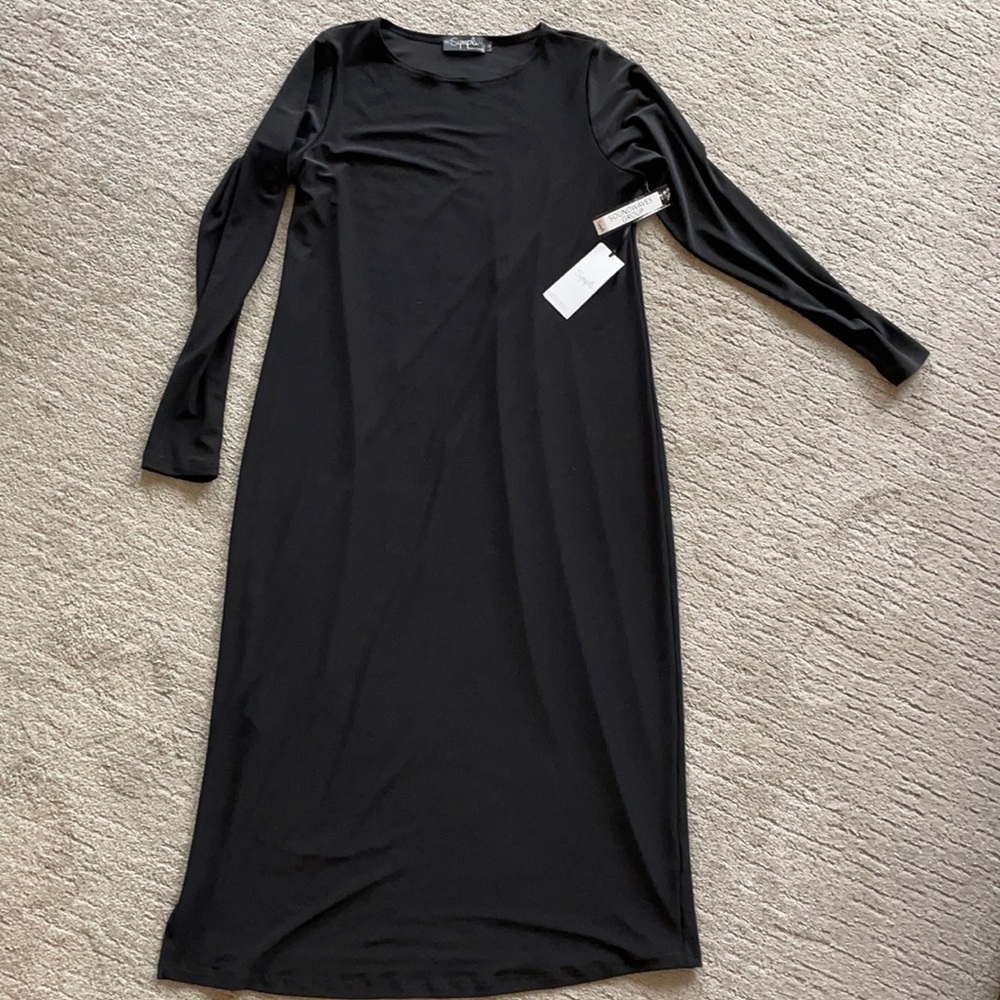 Sympli NWT Go To fit dress w/ long sleeves. Travel the world in comfort & style!